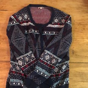 Multi colored and patterned Cardigan